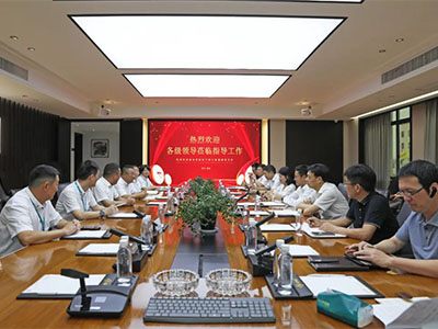 拼經濟 促發展！溫州灣新區黨工委副書記謝忠誠率隊赴集團開展調研督導活動